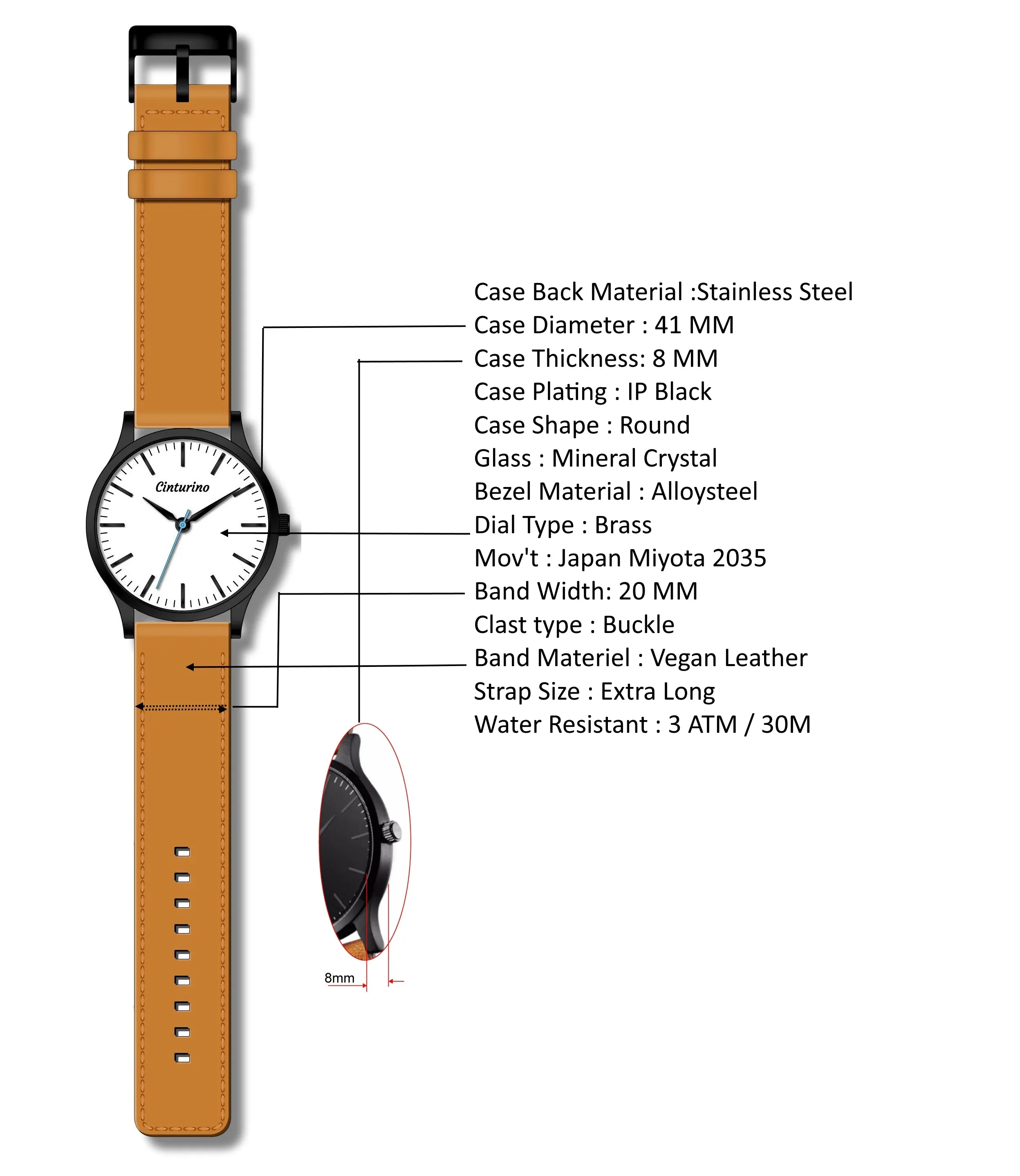 Cinturino Vantage 606